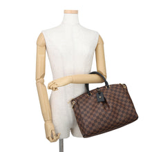 将图像加载到图库查看器中,LOUIS VUITTON Odeon Tote NoirN45282 Damier Ebene Canvas Size PM