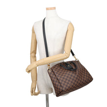 将图像加载到图库查看器中,LOUIS VUITTON Odeon Tote NoirN45282 Damier Ebene Canvas Size PM