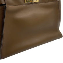 Load image into Gallery viewer, FENDI Peekaboo 2WAYHandbag Brown8BN290 Leather Size regular