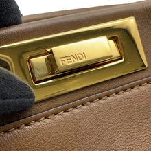 Load image into Gallery viewer, FENDI Peekaboo 2WAYHandbag Brown8BN290 Leather Size regular