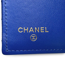 Load image into Gallery viewer, CHANEL Boy Chanel Tri-Fold Wallet BlueA84385 Caviar Leather