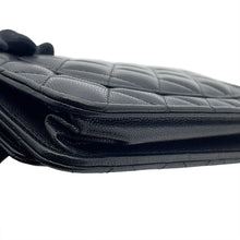 Load image into Gallery viewer, CHANEL Matelasse Chain wallet Black Caviar Leather
