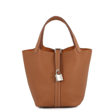 Load image into Gallery viewer, HERMES Picotin Lock Gold Taurillon Clemence Size PM