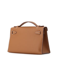 Load image into Gallery viewer, HERMES PochetteKelly Gold Swift Leather Size 22