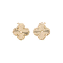 将图像加载到图库查看器中,Van Cleef & Arpels Vintage Alhambra Guilloched EarringsVCARP3JL00 18K Yellow Gold