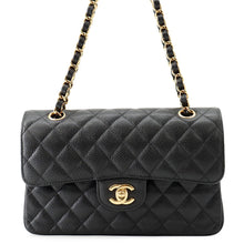 将图像加载到图库查看器中,CHANEL Matelasse23 Flap Chain Shoulder Bag BlackA01113 Caviar Leather Size 23