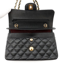 将图像加载到图库查看器中,CHANEL Matelasse23 Flap Chain Shoulder Bag BlackA01113 Caviar Leather Size 23
