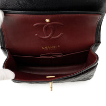 将图像加载到图库查看器中,CHANEL Matelasse23 Flap Chain Shoulder Bag BlackA01113 Caviar Leather Size 23
