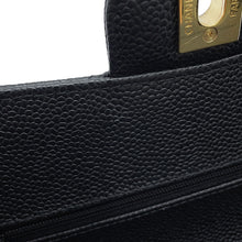 将图像加载到图库查看器中,CHANEL Matelasse23 Flap Chain Shoulder Bag BlackA01113 Caviar Leather Size 23