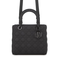 将图像加载到图库查看器中,Dior Lady Dior Bag BlackM0565SLOI_M989 Ultra Matt Calf Leather Size Medium