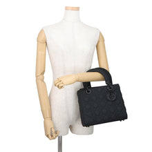 将图像加载到图库查看器中,Dior Lady Dior Bag BlackM0565SLOI_M989 Ultra Matt Calf Leather Size Medium