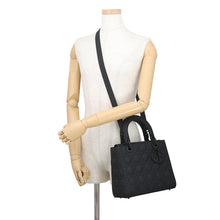 将图像加载到图库查看器中,Dior Lady Dior Bag BlackM0565SLOI_M989 Ultra Matt Calf Leather Size Medium