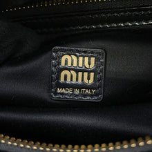 Load image into Gallery viewer, MIUMIU Bowling Handbag Black5BB182_2IEO_F0002_V_MOO Leather