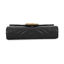 Load image into Gallery viewer, GUCCI GG Marmont Chain wallet Black474575 Leather