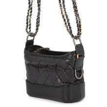将图像加载到图库查看器中,CHANEL Gabriel de CHANEL Hobo Bag BlackA91810 Aged Calf Leather Size Small