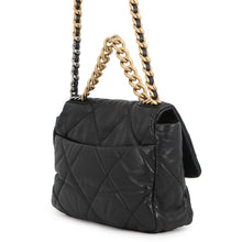 Load image into Gallery viewer, CHANEL CHANEL19 CHANEL19 ChainShoulder Bag BlackAS1161 Lambskin Size Large