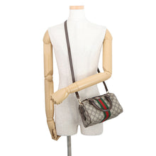 Load image into Gallery viewer, GUCCI Ophidia Travel Bag Beige/Brown841294 GG Supreme Leather Size Small