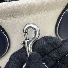 Load image into Gallery viewer, GUCCI Printed Logo Tote Bag Beige/Navy772144 Canvas Leather