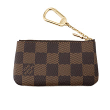 Load image into Gallery viewer, LOUIS VUITTON Card Key Case Pochette Cles BrownN62658 Damier Ebene Canvas