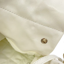 Load image into Gallery viewer, CHANEL CHANEL 22 Perforated Chain Shoulder Bag WhiteAS3260-B19648-10601 Shiny Calf Leather Size Small