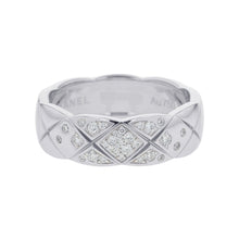 将图像加载到图库查看器中,CHANEL Coco Crush Collection Diamond Ring Size 56/#16/MediumJ10865 18K White Gold