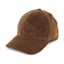 Load image into Gallery viewer, MIUMIU Logo cap Size L Brown5HC179 Cotton1000%
