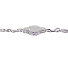 Load image into Gallery viewer, Van Cleef & Arpels Vintage Alhambra Necklace 10 MotifsVCARF48500 18K White Gold