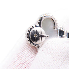 Load image into Gallery viewer, Van Cleef & Arpels Vintage Alhambra EarringVCARF48600 18K White Gold