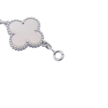 Load image into Gallery viewer, Van Cleef & Arpels Vintage Alhambra Bracelet 5 motifsVCARF48400 18K White Gold