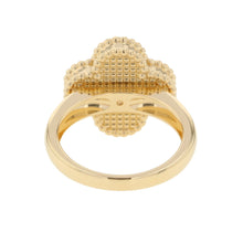 Load image into Gallery viewer, Van Cleef & Arpels Vintage Alhambra Ring Size 49/#9VCARD40849/VCARD40800 18K Yellow Gold