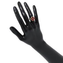 Load image into Gallery viewer, Van Cleef & Arpels Vintage Alhambra Ring Size 49/#9VCARD40849/VCARD40800 18K Yellow Gold
