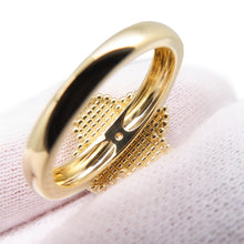 Load image into Gallery viewer, Van Cleef & Arpels Vintage Alhambra Ring Size 49/#9VCARD40849/VCARD40800 18K Yellow Gold