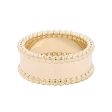 Load image into Gallery viewer, Van Cleef & Arpels Perlée Senior Tulle Ring Size 48/#8VCARO3Y600 18K Yellow Gold