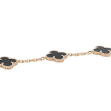 将图像加载到图库查看器中,Van Cleef & Arpels Vintage Alhambra 5 Motif BraceletVCARA41300 18K Yellow Gold