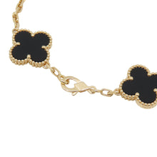 将图像加载到图库查看器中,Van Cleef & Arpels Vintage Alhambra 5 Motif BraceletVCARA41300 18K Yellow Gold