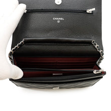 Load image into Gallery viewer, CHANEL Classic Matelasse Chain Wallet BlackAP0250-Y01588-C3906 Caviar Leather