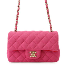 Load image into Gallery viewer, CHANEL Mini Matelasse PinkA69900 Cotton Leather Size Mini