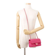 Load image into Gallery viewer, CHANEL Mini Matelasse PinkA69900 Cotton Leather Size Mini