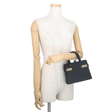 将图像加载到图库查看器中,Delvaux Tanpeito Crush BlackAA0646BQS099ZDO Calf Leather Size Small