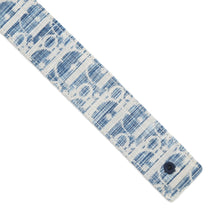 将图像加载到图库查看器中,Dior Oblique Belt Blue Leather Fabric