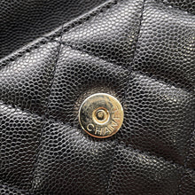 将图像加载到图库查看器中,CHANEL Matelasse Top Handle Phone Case BlackAP3238 Caviar Leather