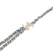 将图像加载到图库查看器中,CHANEL Denim ChainNecklace BlueABF163 B19749 Metal Denim
