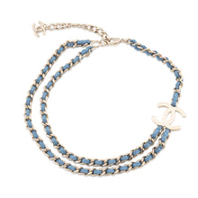将图像加载到图库查看器中,CHANEL Denim ChainNecklace BlueABF163 B19749 Metal Denim