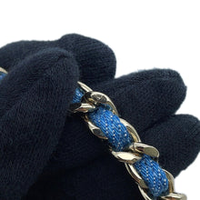 将图像加载到图库查看器中,CHANEL Denim ChainNecklace BlueABF163 B19749 Metal Denim