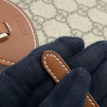 Load image into Gallery viewer, GUCCI GG Emblem Shoulder Wallet Beige/Brown820688 GG Supreme/Leather