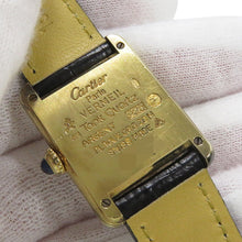 Load image into Gallery viewer, CARTIER Mast Tank SM H28mm×W20.5mm SV925 Leather Ivory DialW1003053