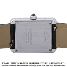 Load image into Gallery viewer, CARTIER Tank Solo SM H31mm×W24.4mm Stainless Steel Leather Silver DialWSTA0030