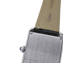 Load image into Gallery viewer, CARTIER Tank Solo SM H31mm×W24.4mm Stainless Steel Leather Silver DialWSTA0030
