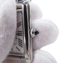 Load image into Gallery viewer, CARTIER Tank must LM H33.7mmxW25.5mm Stainless Steel Silver DialWSTA0052
