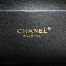 Load image into Gallery viewer, CHANEL Small Shopping Bag Ecru/Black Canvas Calf Leather